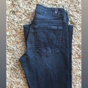 7 For All Mankind Jeans Med-Dark Wash Boot/Flare
